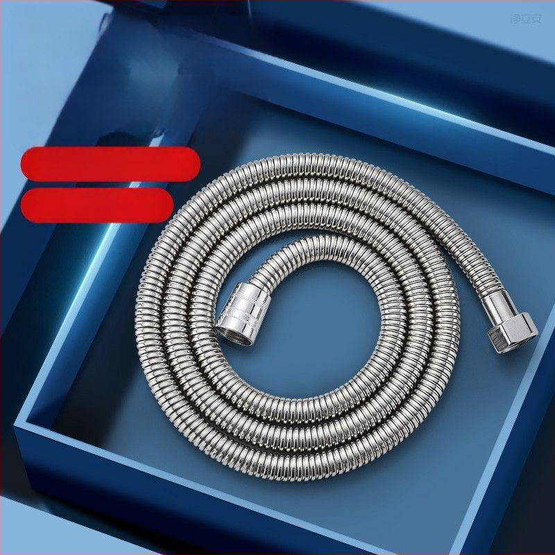 Sprchový hadica z 304 nerezovej ocele, flexibilná, skrutkové pripojenie, značka Shouli, prevádzkový tlak 20, teplota 100°C