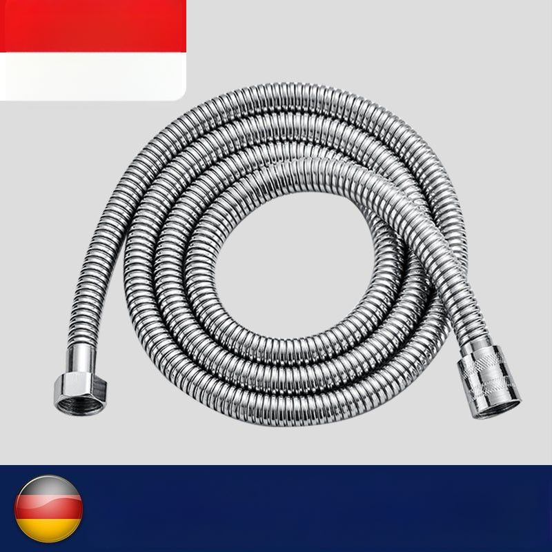 Sprchový hadica z 304 nerezovej ocele, flexibilná, skrutkové pripojenie, značka Shouli, prevádzkový tlak 20, teplota 100°C
