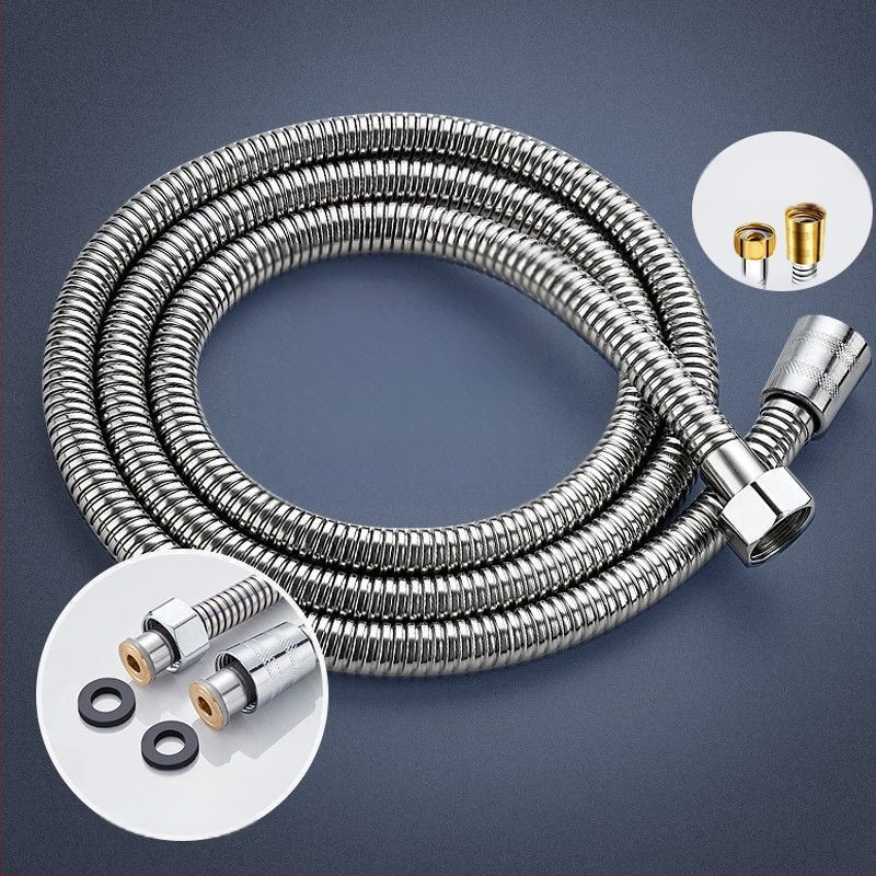 Sprchový hadica z 304 nerezovej ocele, flexibilná, skrutkové pripojenie, značka Shouli, prevádzkový tlak 20, teplota 100°C
