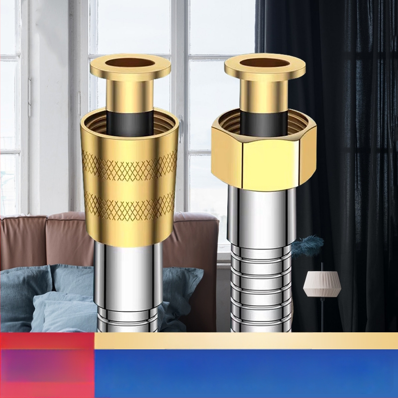 Sprchový hadica - Vysoký tok, z nehrdzavejúcej ocele, ručná montáž (Nominálny tlak 1.6 MPa)