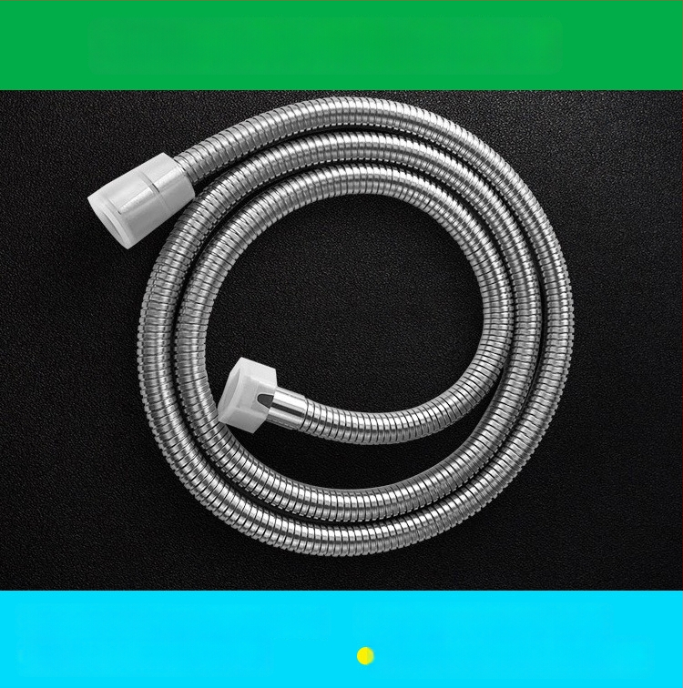 Sprchový hadíc z nehrdzavejúcej ocele, otočné spojenie, značka Himans (Nominálny tlak 1.6; Prevádzková teplota 0–90°C)