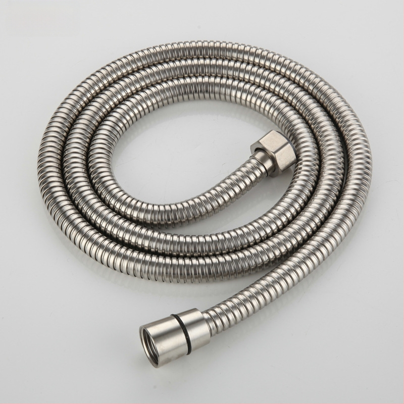 Sprchový hadíc z nehrdzavejúcej ocele, otočné spojenie, značka Himans (Nominálny tlak 1.6; Prevádzková teplota 0–90°C)