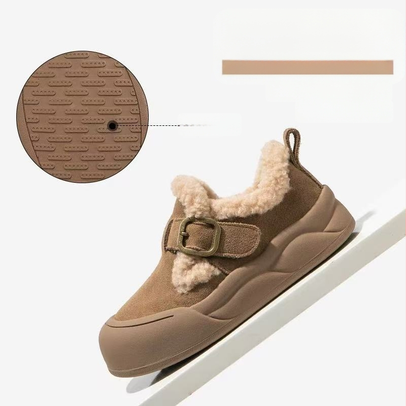 Tüdrukute talvekingad lumemokkidega, ülemine osa Xishi veluur, Velcro kinnitusega, kummist talla — 2025 talv