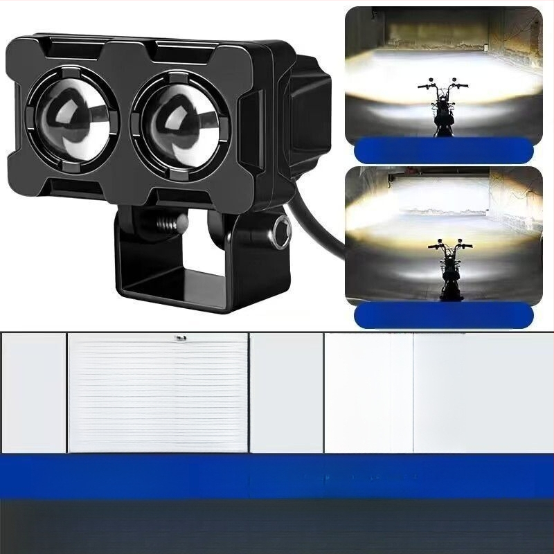 Elektriliste sõidukite esilatern, äärmiselt ere LED valgus, läätsedest esilatern, mootorratastele ja kolmerattalistele, vilkuv spottvalgus (Mudel: Universal Model; Valgusallikas: W; Paigaldus: Ei; Artiklinumber: TTT1005506531)