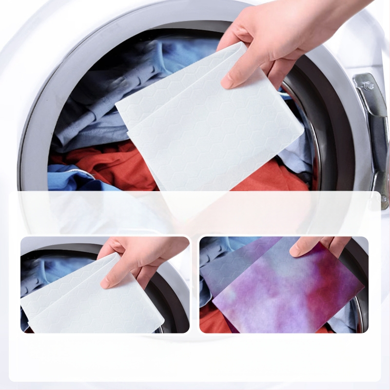 Prací list s fixáciou farieb, proti prenosu farieb, proti škvrnám, antibakteriálny, farby si zachovávajú jas — Greyia