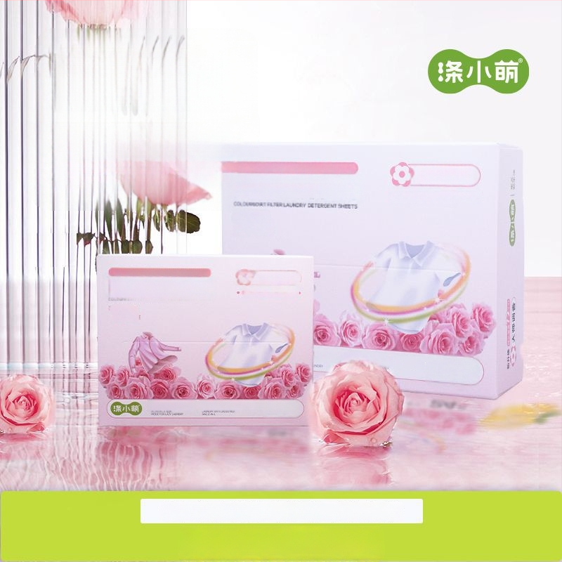 Prací listy proti vyblednutiu - dlhotrvajúca vôňa, DixiaoMeng, kód produktu 03902, čistá hmotnosť <200 g
