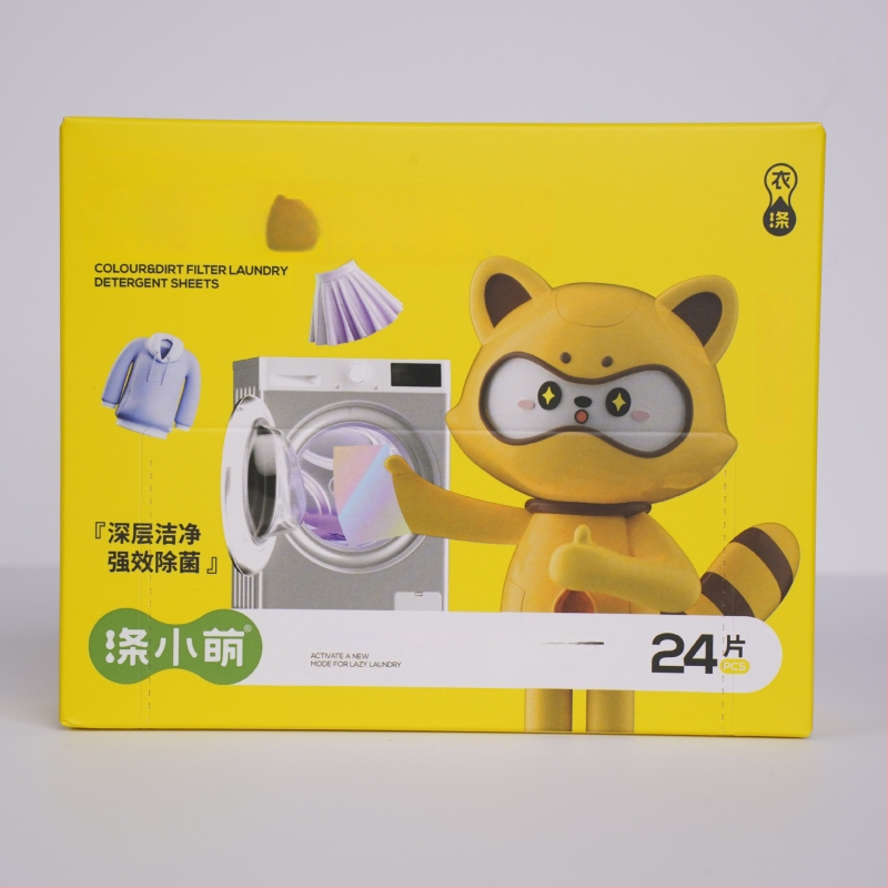 Prací list proti vyblednutiu — odstraňuje škvrny, hlboké čistenie, ochrana farieb | Značka: Dixiaomeng