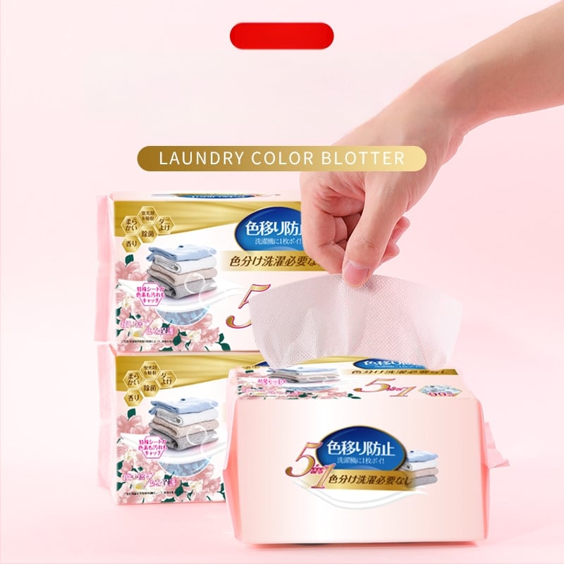 Wordlife Listy absorbujúce farby do prania, 60 kusov v vrecku, 48 balení v krabici