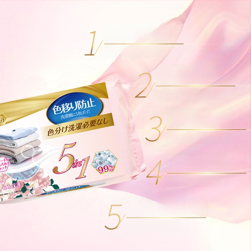 Wordlife Listy absorbujúce farby do prania, 60 kusov v vrecku, 48 balení v krabici