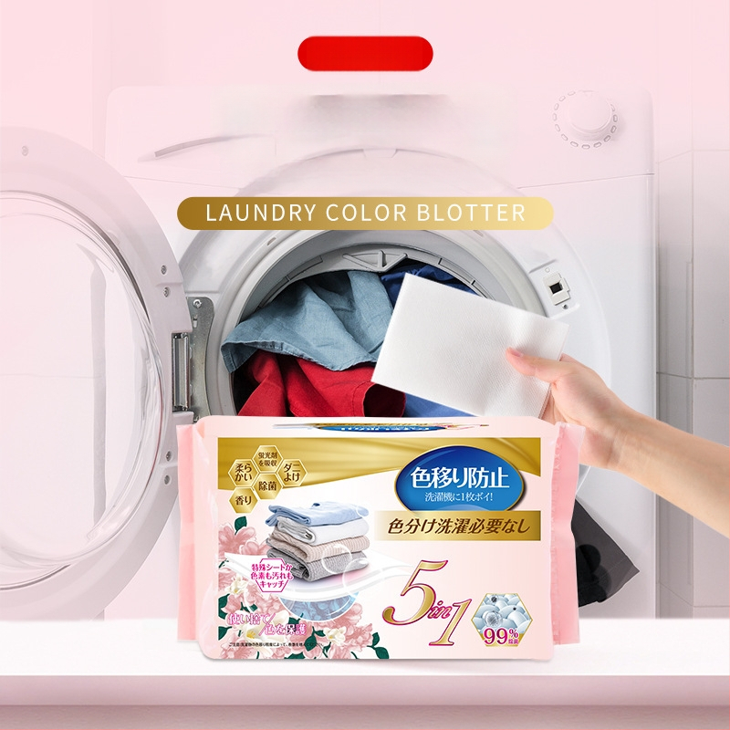 Wordlife Listy absorbujúce farby do prania, 60 kusov v vrecku, 48 balení v krabici