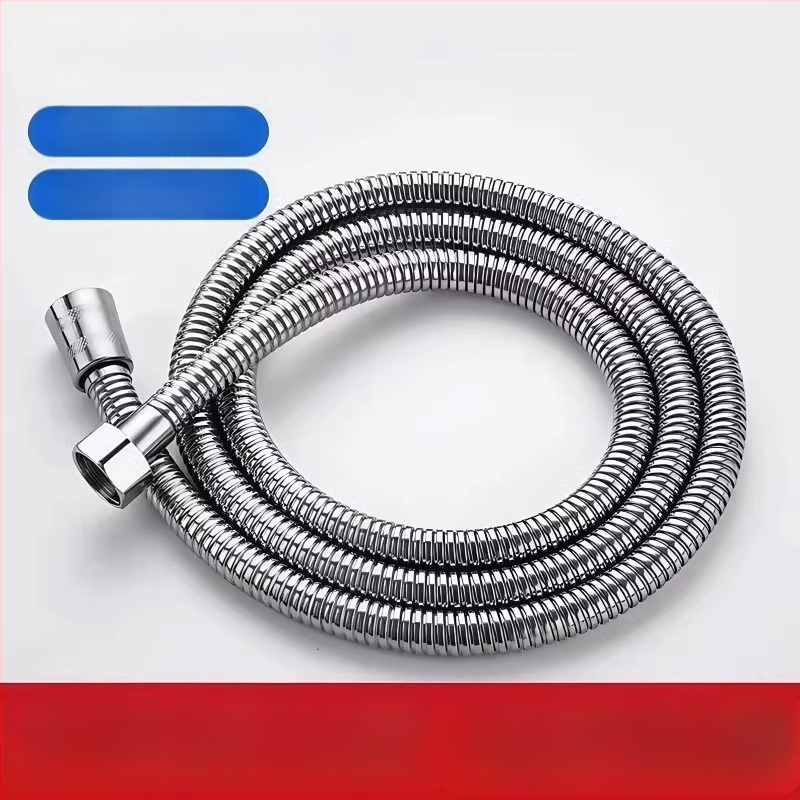 Sprchová hadica – proti prasknutiu, z nehrdzavejúcej ocele, vytiahnuteľná, univerzálne fitingy
