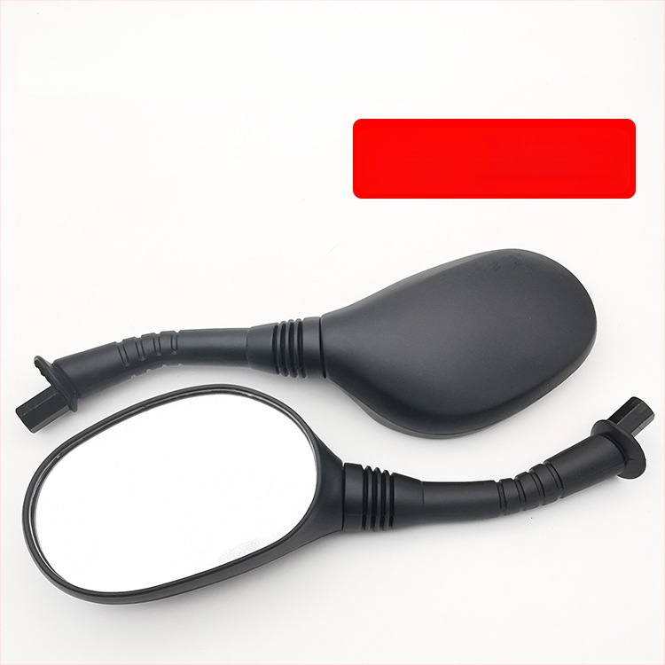 Zrkadlo spätné pre elektrický skúter Mojielong, plastové puzdro, sklenená plocha, dvojšilové vedenie (plastové puzdro, sklenená plocha, Mojielong, dvojšilové vedenie)