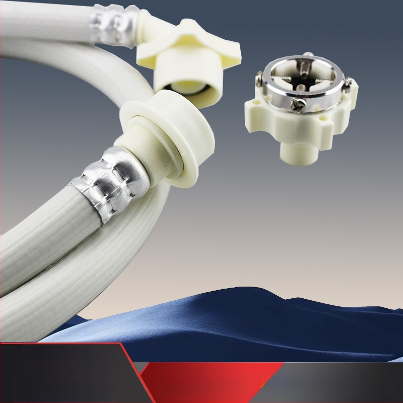 Skalbimo mašinos vandens įvado plėstuvė – PVC, 1.0, 0–80°C, rankinis montavimas, Huixin