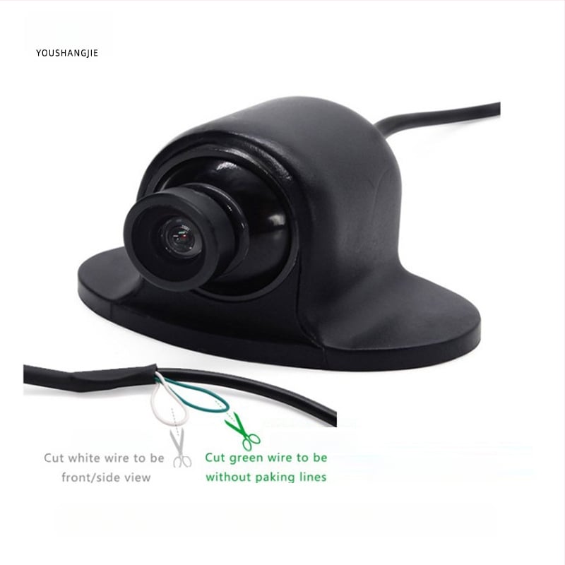 HD kamera do auta pre slepé miesto so 360° otočným pohľadom, predný/bočný/zadný pohľad, rozlíšenie 928x520, 12V, model YSJ-026