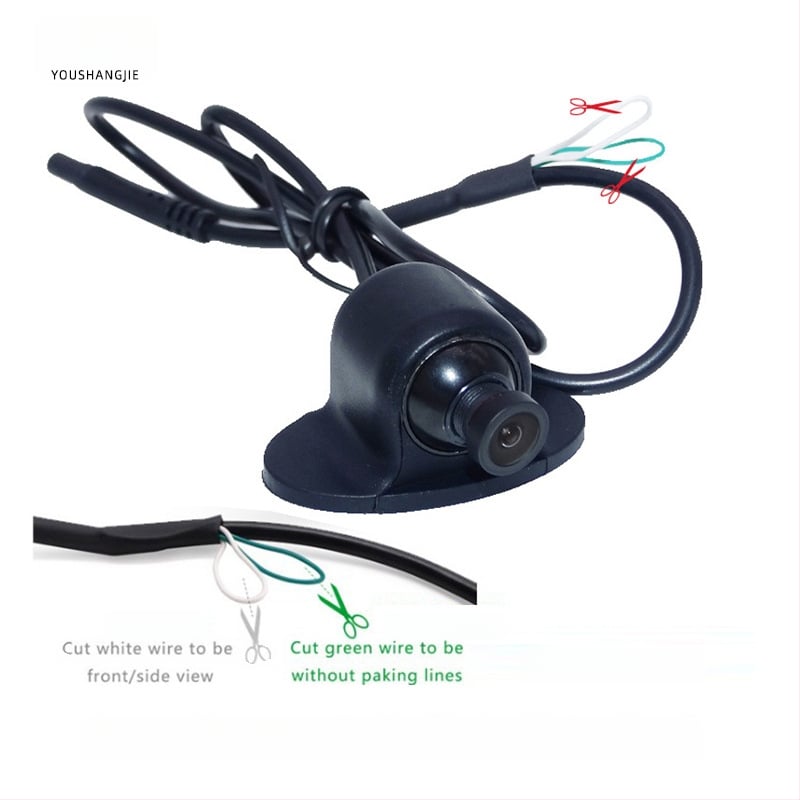 HD kamera do auta pre slepé miesto so 360° otočným pohľadom, predný/bočný/zadný pohľad, rozlíšenie 928x520, 12V, model YSJ-026