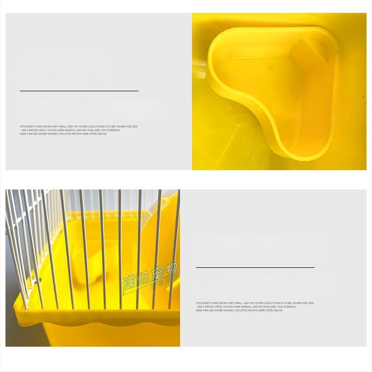 Klietka pre hamster, záhradný štýl, prenosná plastová konštrukcia, značka Yiheng, vhodná na všetky ročné obdobia