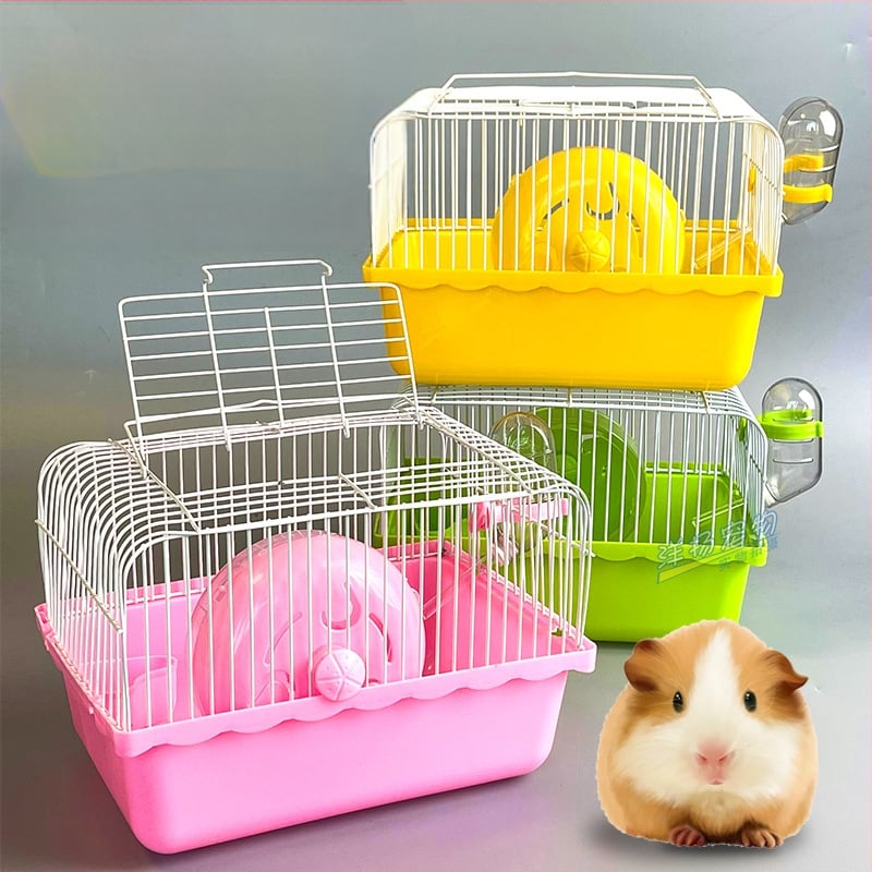 Klietka pre hamster, záhradný štýl, prenosná plastová konštrukcia, značka Yiheng, vhodná na všetky ročné obdobia