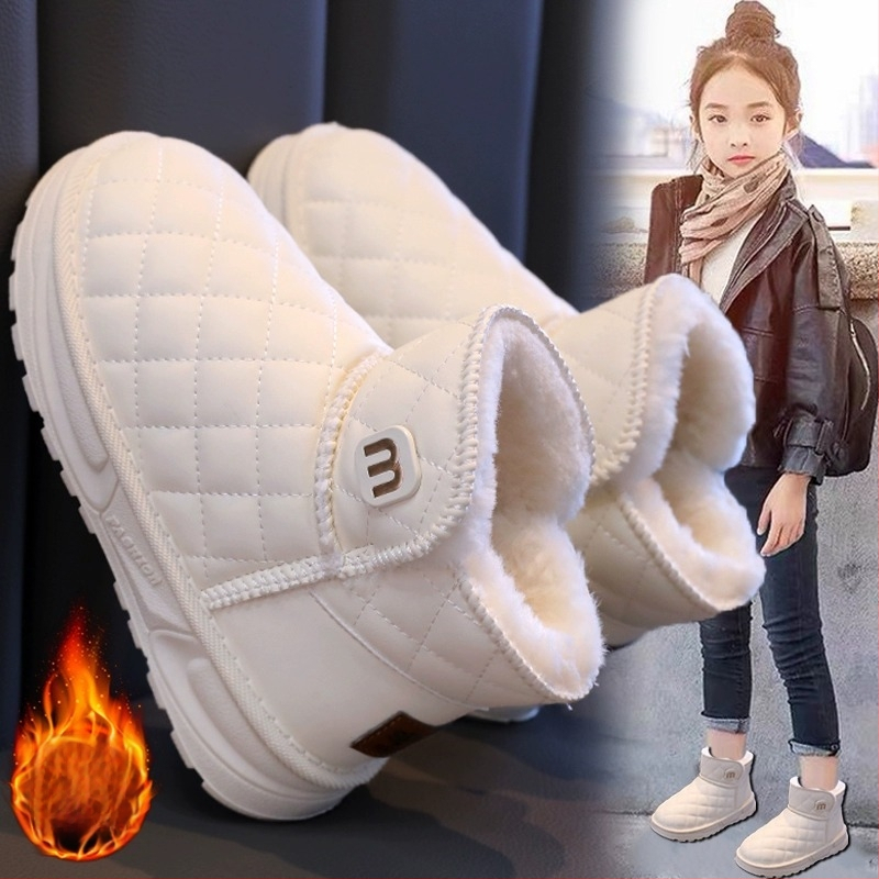 Unisex zimné nepremokavé členkové topánky s fleecovou podšívkou