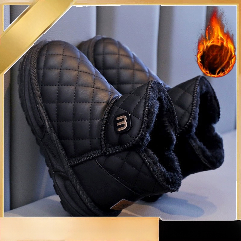 Unisex zimné nepremokavé členkové topánky s fleecovou podšívkou