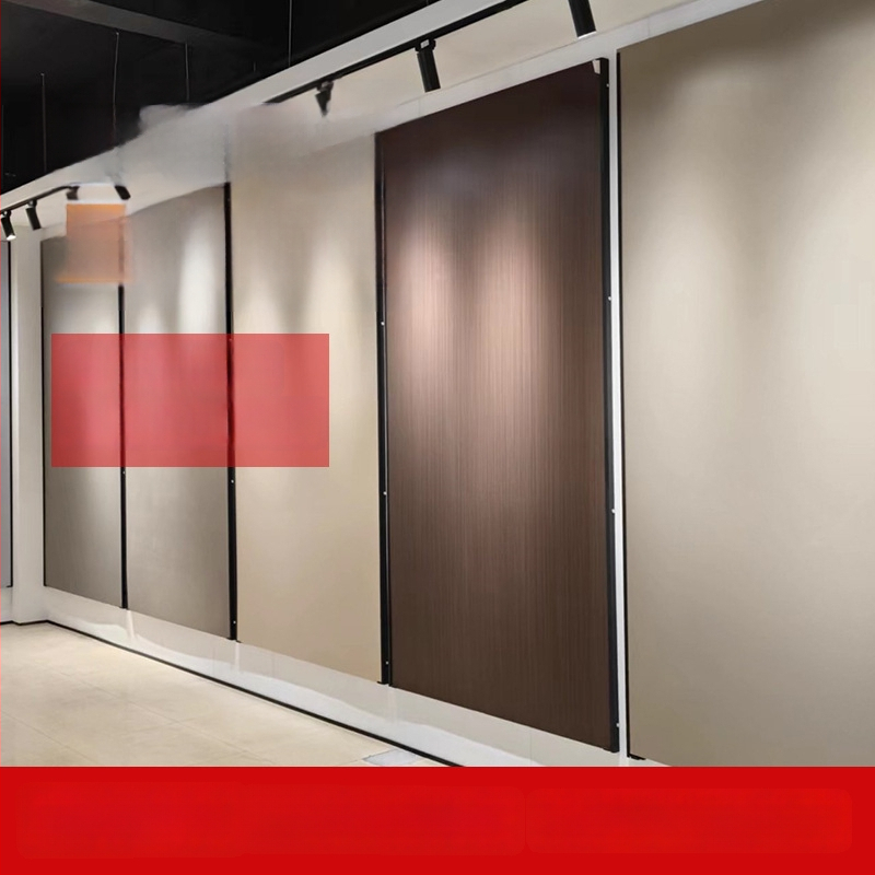 Stenový panel, bezšvový karbon-kryštál PVC, drevený dyh bez farby, zvuková izolácia 20 dB, tepelná vodivosť 0.125 W/mK