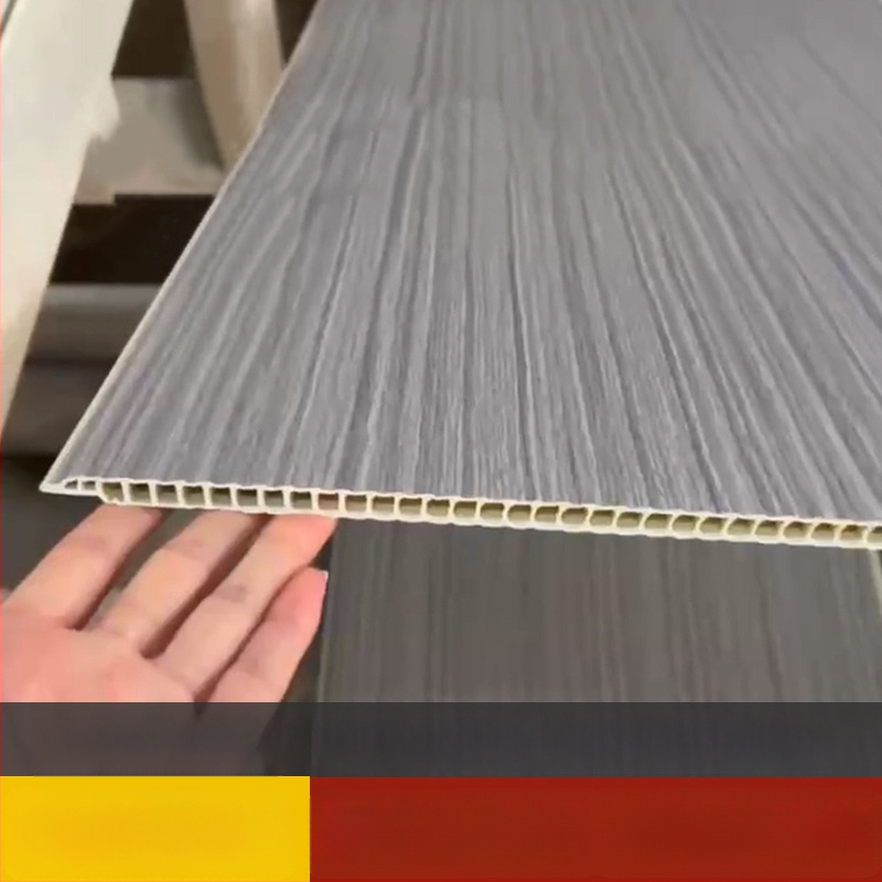 Panel steny z kameno-plastového kompozitu pre vnútorné použitie; štýl: plochý, moderný minimalizmus, ľahký lux; zvuková izolácia 10, tepelná vodivosť 10