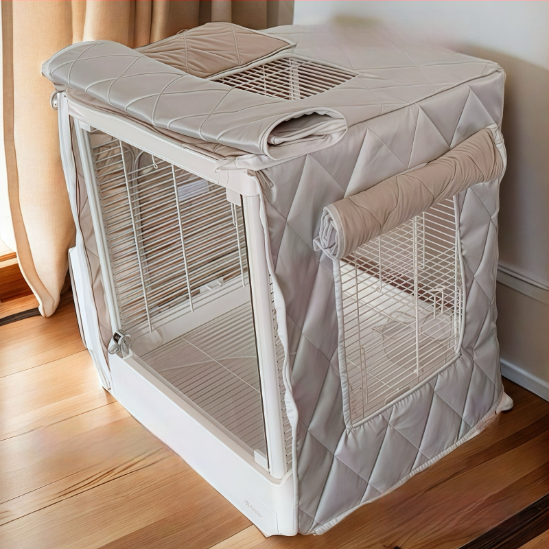 Клетъчен покрив за птици с памучна подплата, топъл, еднослоен, без ролки, модел L437108