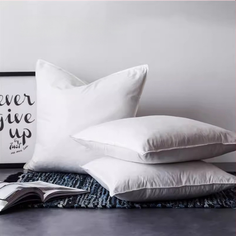 Padja sisemise tuumaga selja ja vöötoe toe jaoks, ančių pūkų täidis, puuvillane kate, ühetooniline, tänapäevane minimalistlik stiil