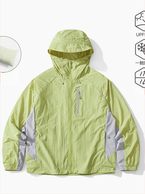 Välisjope kapuutsiga, hingav, kiiresti kuivav, UV kaitse UPF100+, nailonist kangas