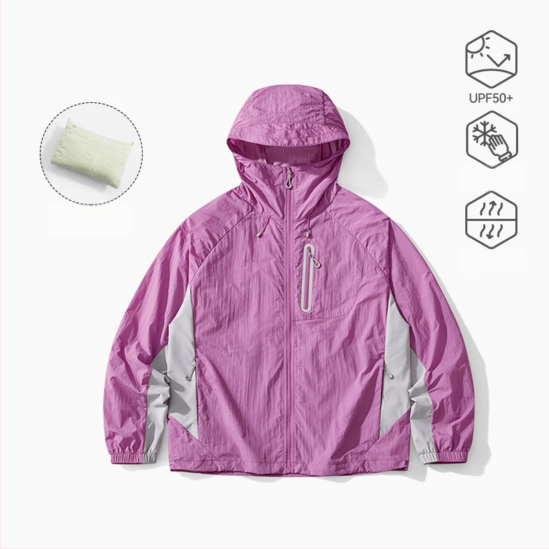 Välisjope kapuutsiga, hingav, kiiresti kuivav, UV kaitse UPF100+, nailonist kangas