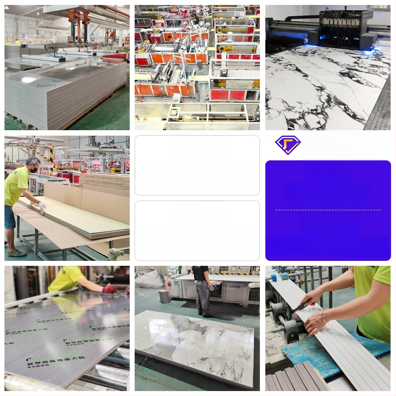 PVC stena panel Carbon Crystal Large Board – bezšvový dizajn; štýly: bezšvový, americký štýl, nový čínsky štýl, moderný minimalizmus; zvuková izolácia 20 dB; tepelná vodivosť 0.125 W/m·K; Značka: Suke Building Materials