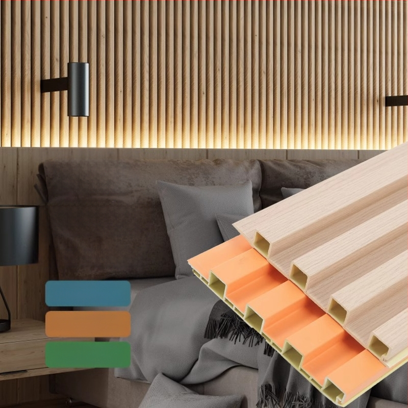 Praise blessings WPC mriežkový panel pozadia steny – bezšvový štýl, materiál WPC, model Grill Background Wall