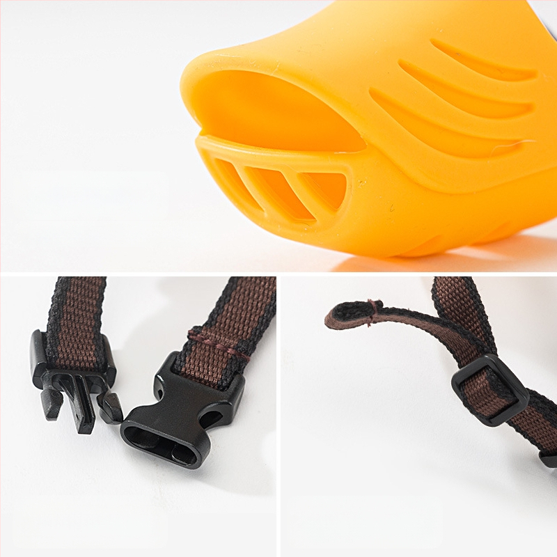 Силиконов кучешки музул – против ухапване, против ядене и против лай, пакет 50 броя