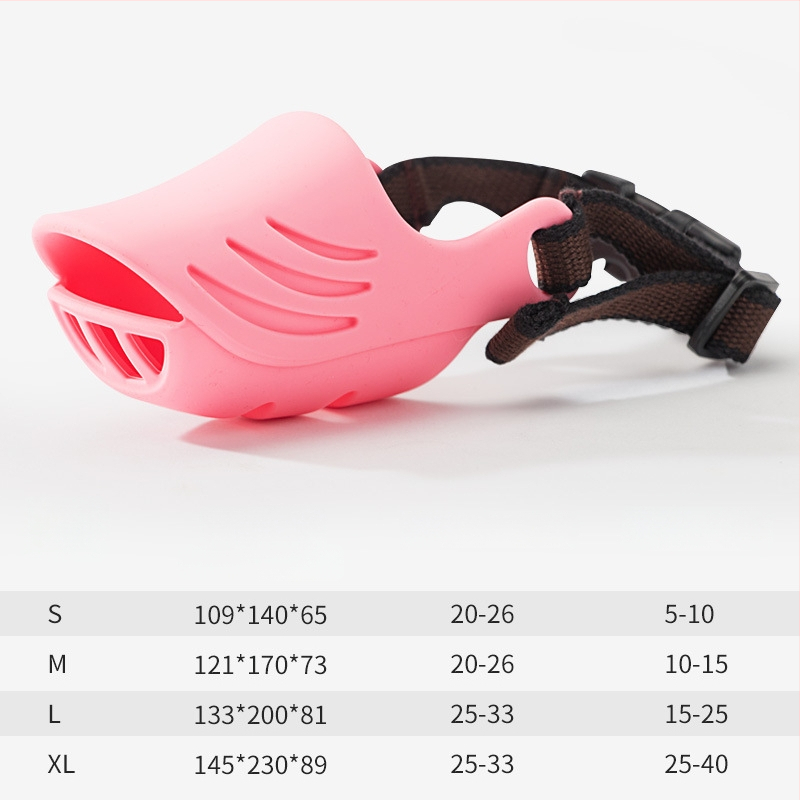 Силиконов кучешки музул – против ухапване, против ядене и против лай, пакет 50 броя