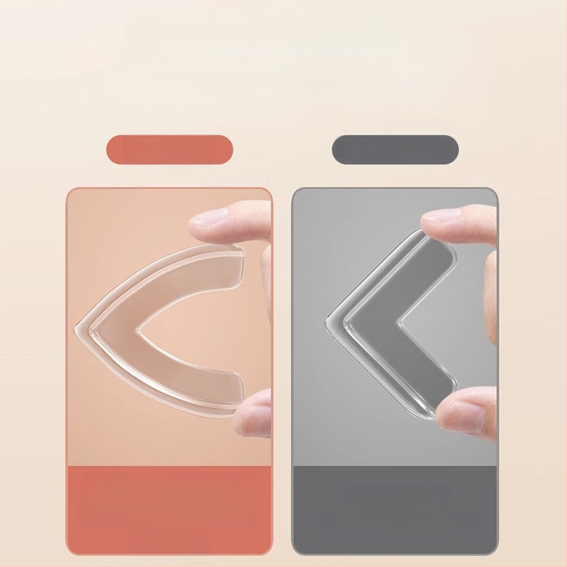 BH detská ochrana rohu stola pre deti, silikónová rohová ochrana, pravouhlý tvar, model B2135, 1000 ks/krabica, čiarový kód 1111111