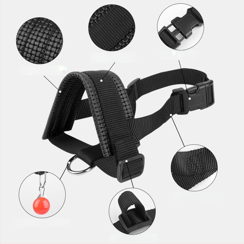 Nylonová maska pre psa, nastaviteľná, proti hryzeniu, proti šteknutiu, proti prehĺtaniu, pohodlný hrubší dizajn