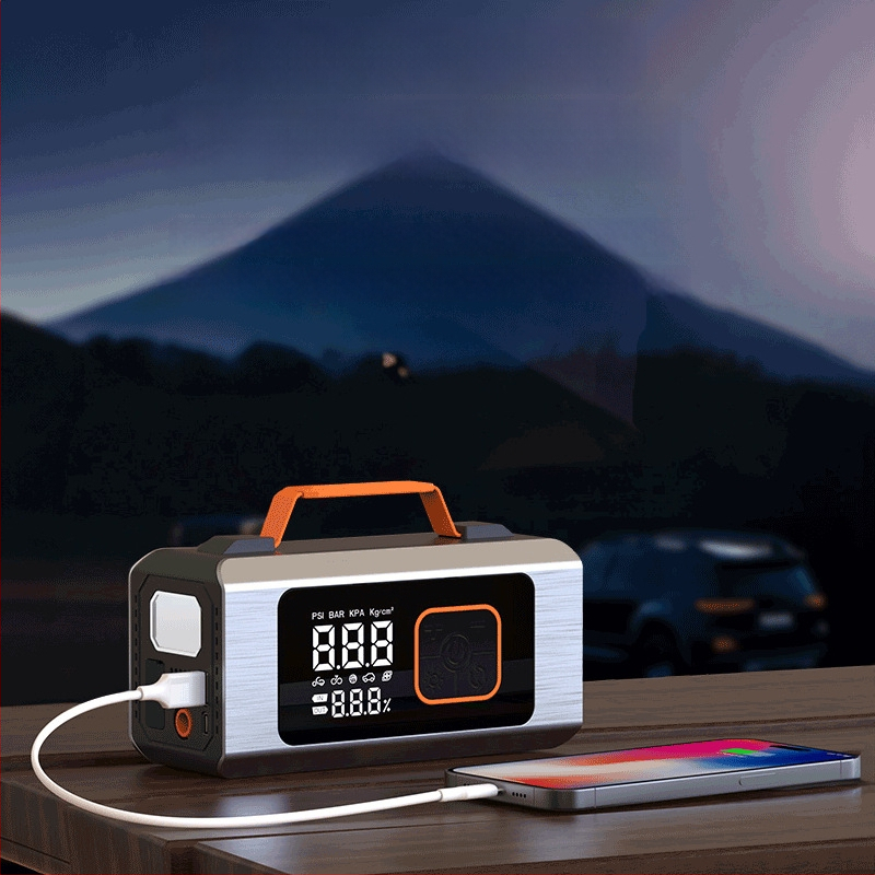 All-in-One za auto: Hitni startač s visokim kapacitetom, usisivač prašine i pumpa za nadimanje, ulaz 14,8V, izlaz 12V, Cross-border Qualification, 3C certifikat 2025200914003294