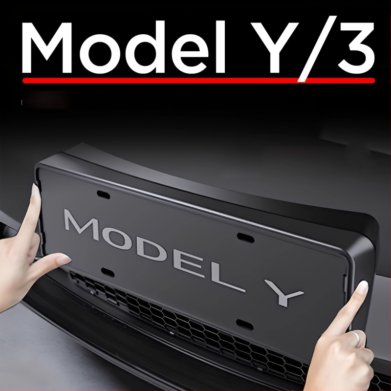 Rám registračnej značky pre Tesla Model 3/Y – plastový, Číslo produktu YS-01, Typ: Iné