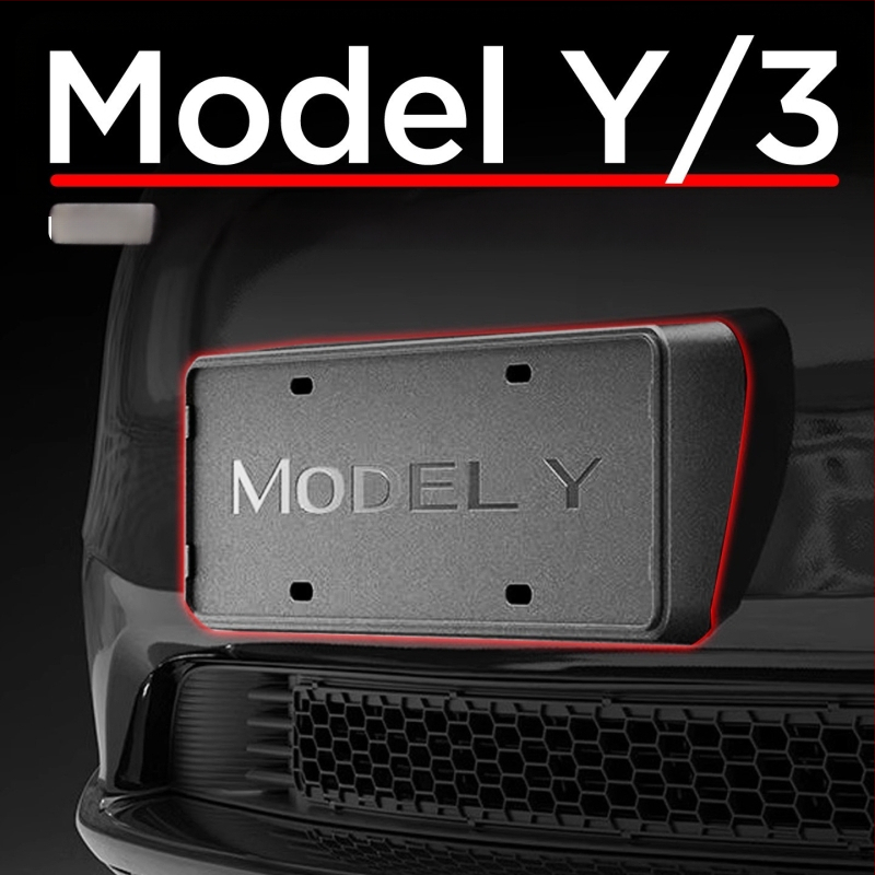 Rám registračnej značky pre Tesla Model 3/Y – plastový, Číslo produktu YS-01, Typ: Iné