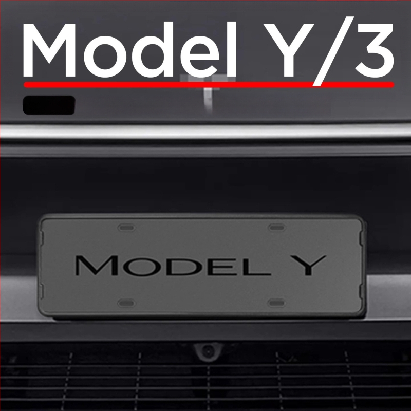 Rám registračnej značky pre Tesla Model 3/Y – plastový, Číslo produktu YS-01, Typ: Iné