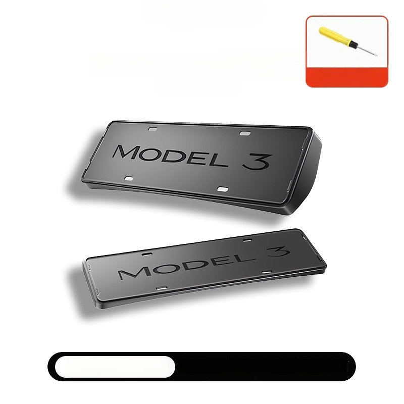Rám registračnej značky pre Tesla Model 3/Y – plastový, Číslo produktu YS-01, Typ: Iné