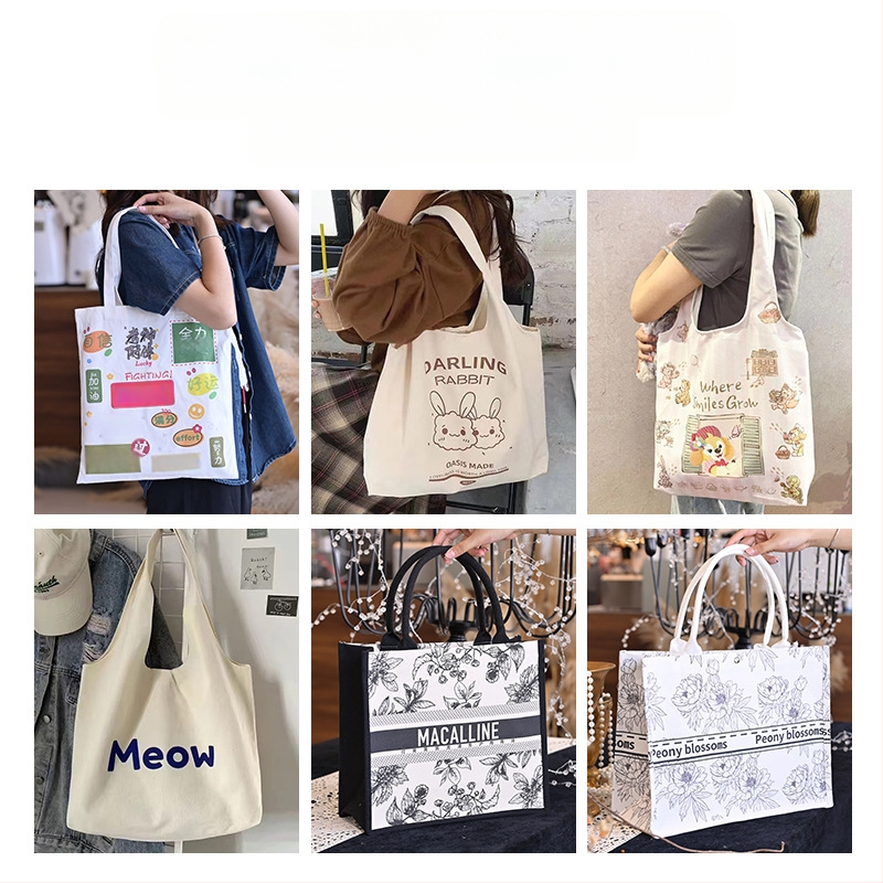 Plátená taška na plece, prispôsobiteľná s logom, UV digitálna tlač a sieťotlač, materiál: plátenná látka s 10% polyesterom