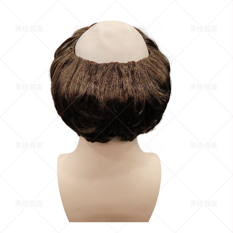 Parochňa na cosplay s rohami, krátke vlasy — (Materiál: vysokoteplotný hodváb; Spracovanie: mechanizmus; Vhodné pre všetky odtiene pleti; Pre cosplay)