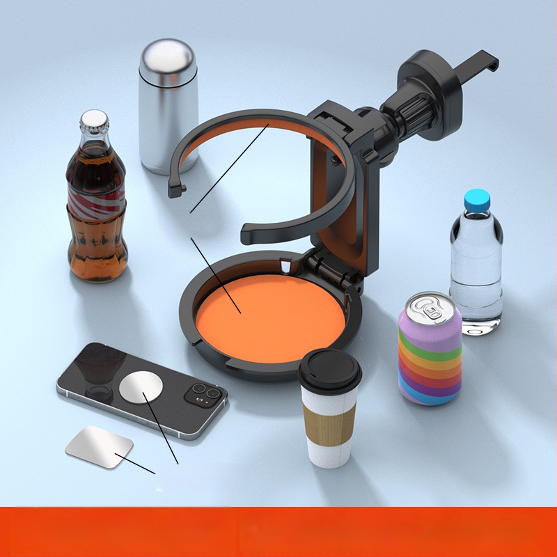 Auto kokkuvolditav joogitoe hoidik õhuavade jaoks magnetfunktsiooniga | Materjal: ABS + magnet | Mudel Y-918 | Ühilduv õhuavadega