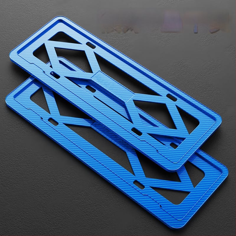 Рамка за регистрационен номер на автомобил, ABS пластмаса, универсална, персонализирана обработка, за фиксиране на регистрационен номер