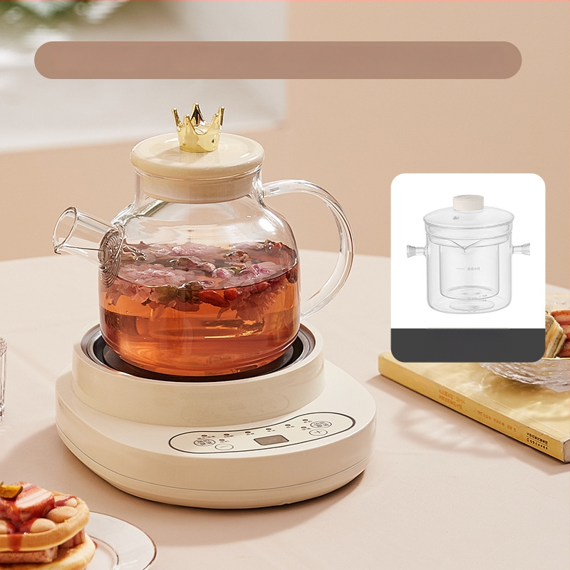 Health Pot XF-200 — kapacita 1–1,5 L, výkon 600 W, 220 V, telo z borosilikátového skla