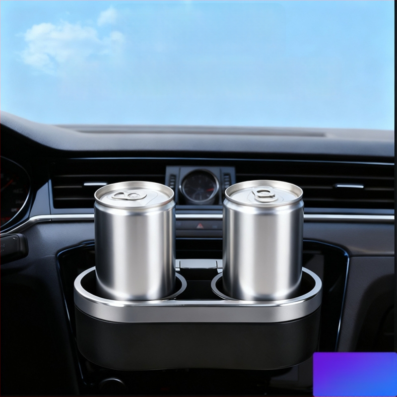 Sõiduki armatuurlaua kruusitaldrõu hoidja isoleeritud joogiklaasiga ja kahepositsioonilise hoiustamise alusega – mudel AC-434