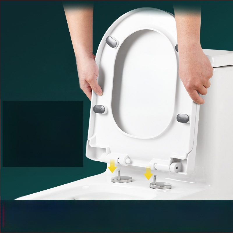 Kryt na WC, zosilnený, odolný voči prasknutiu, pomalé zatváranie, tvaru U alebo V, PP materiál, nastaviteľná vzdialenosť otvorov 13–17 mm.