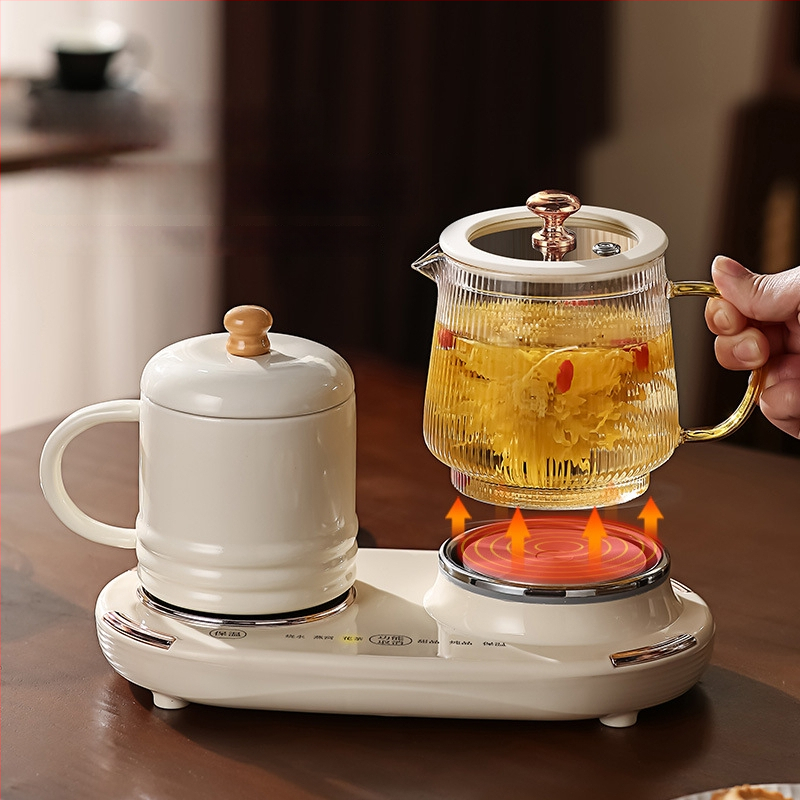 Zdravotný čajník s teplotnou reguláciou, telo z borosilikátového skla, objem 600 ml, 220 V, 375 W, dotykové ovládanie, model WW-A36