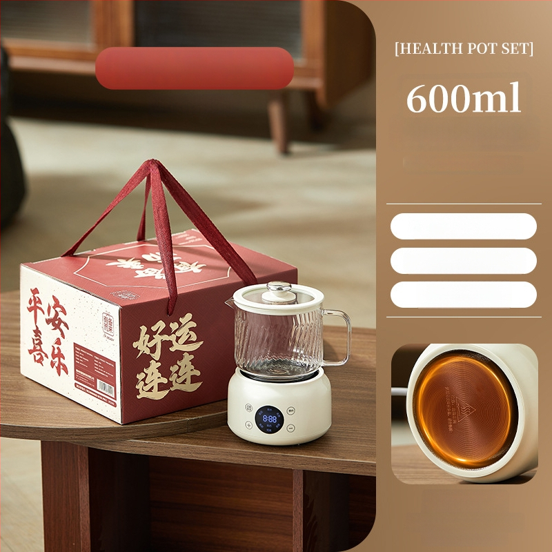 Zdravotný čajník s teplotnou reguláciou, telo z borosilikátového skla, objem 600 ml, 220 V, 375 W, dotykové ovládanie, model WW-A36