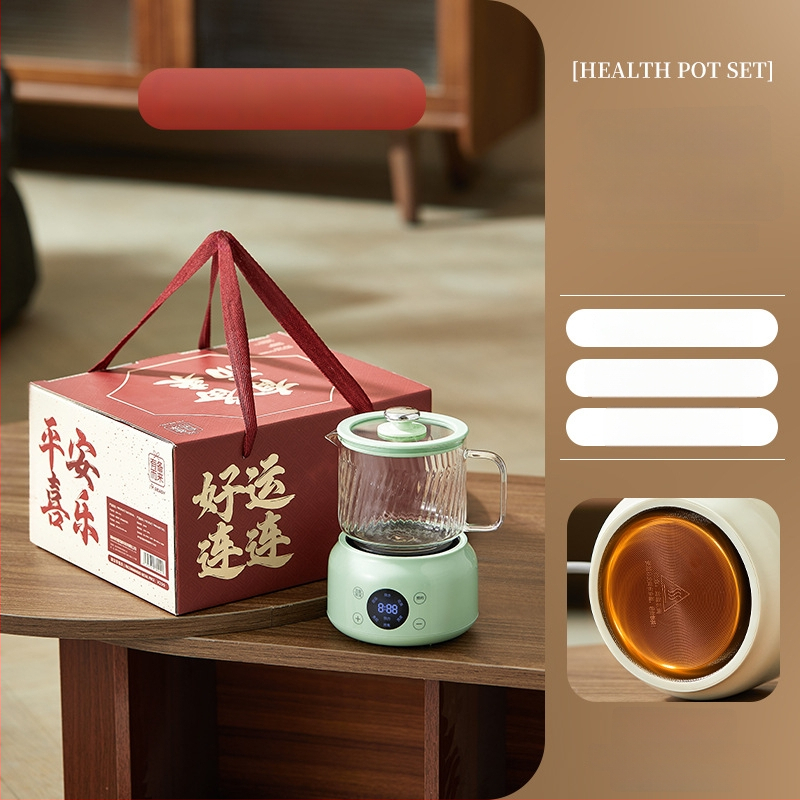 Zdravotný čajník s teplotnou reguláciou, telo z borosilikátového skla, objem 600 ml, 220 V, 375 W, dotykové ovládanie, model WW-A36